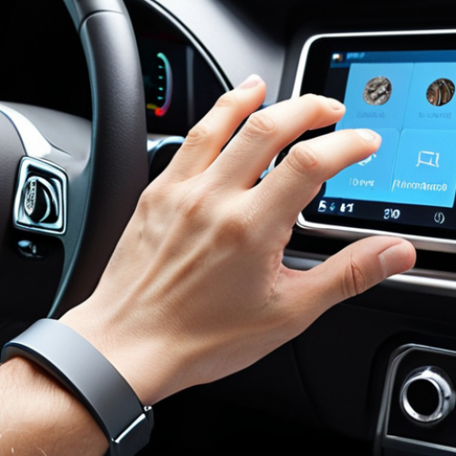 Home 8 **Prompt 1: Subtle Haptic Integration in Daily Life**
"A close-up shot of a hand interacting with a smartphone, showing subtle, almost invisible ripples of tactile feedback emanating from the virtual keyboard as fingers type. In the background, a wrist wearing a sleek smartwatch subtly vibrates, and a finger touches a car's futuristic haptic dashboard, conveying a sense of intuitive, natural interaction. The image should highlight the seamless and understated presence of haptic technology in modern everyday devices, creating a sense of smooth, responsive user experience in a clean, contemporary setting."