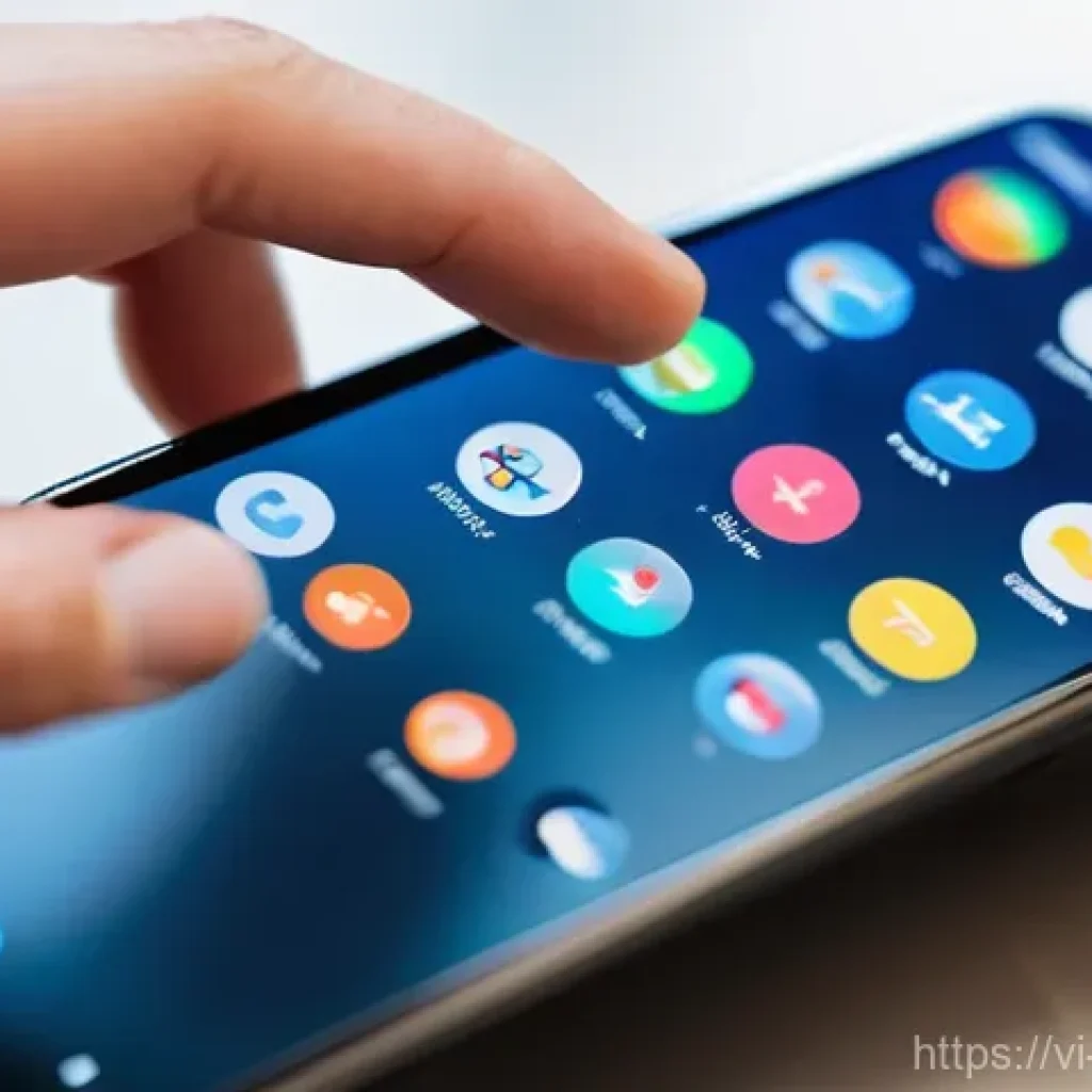 촉각적 UX 디자인의 신뢰성과 브랜드 이미지 - **Prompt:** "A close-up shot of a person's hands gently typing on a sleek, minimalist high-end smart...